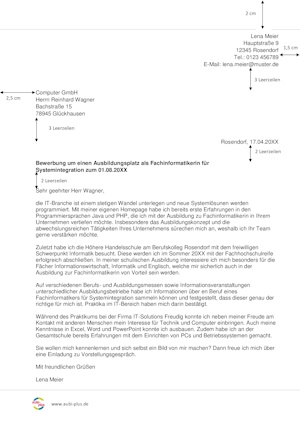 Vorlage Fachinformatiker