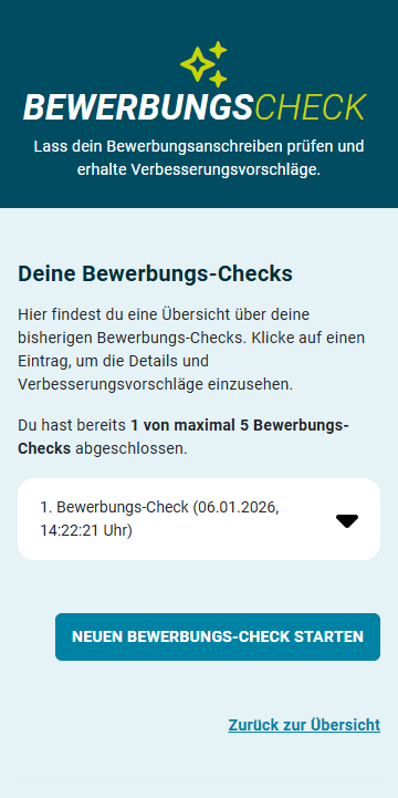 Bewerbungs-Check
