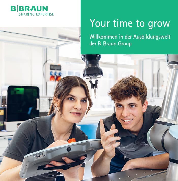 Ausbildung und Duales Studium bei der B. Braun Unternehmensgruppe