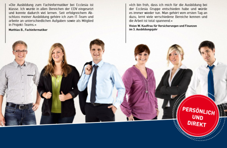 Ausbildung bei Ecclesia.