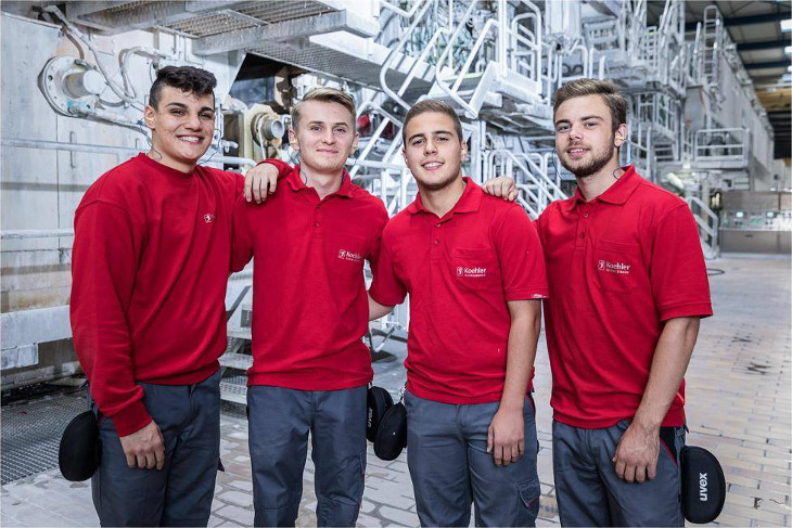 Ausbildung und Studium bei der Papierfabrik August Koehler SE