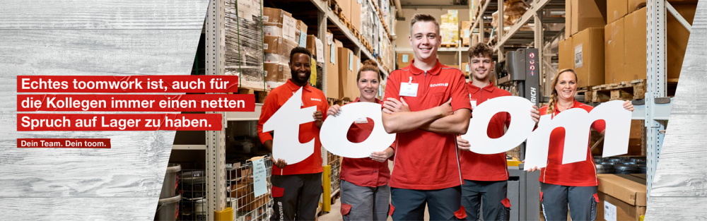 Ausbildung bei toom - Kaufmann im Einzelhandel - Bereich Logistik