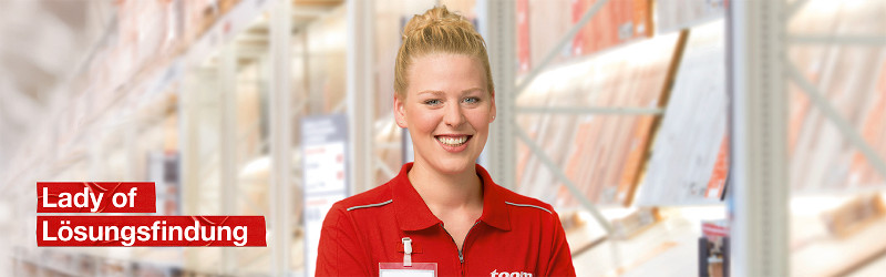 Ausbildung bei toom - Kauffrau im Einzelhandel - Bereich Baumarkt